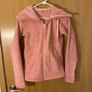 Roxy pink fleece hoodie